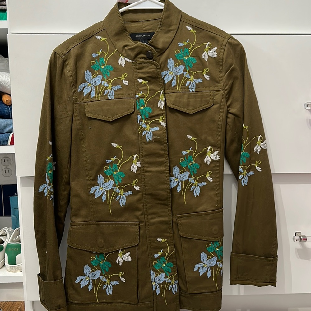 Ann Taylor embroidered jacket